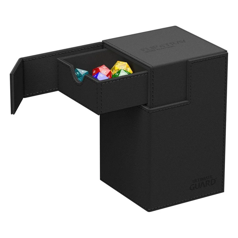 Product: Flip n Tray Deck Case 100+ XenoSkin Monocolor Card Box Black Brand: Ultimate Guard