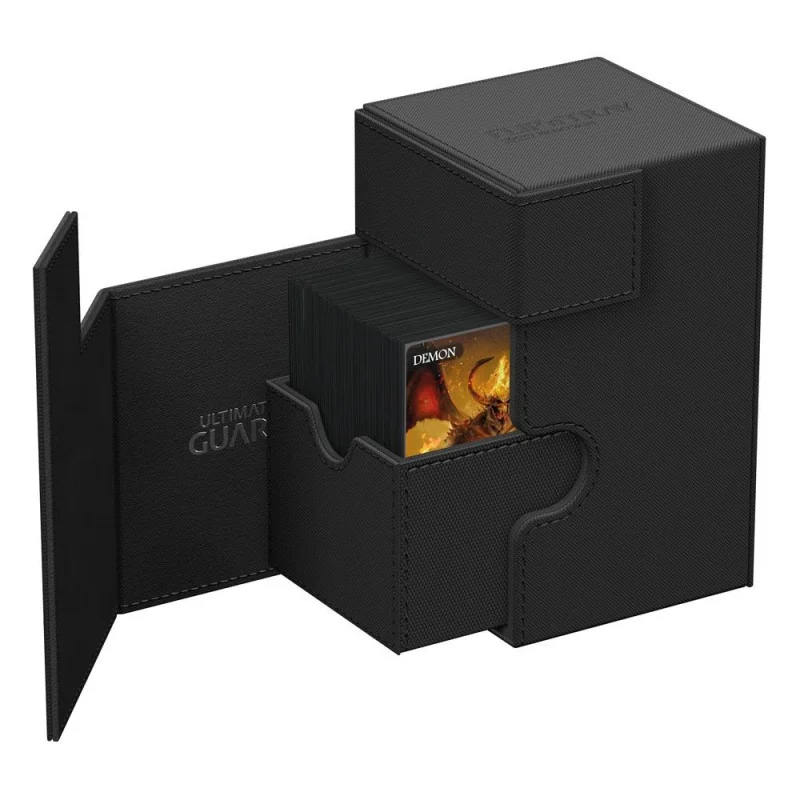 Product: Flip n Tray Deck Case 100+ XenoSkin Monocolor Card Box Black Brand: Ultimate Guard