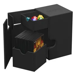 Product: Flip n Tray Deck Case 100+ XenoSkin Monocolor Card Box Black Brand: Ultimate Guard