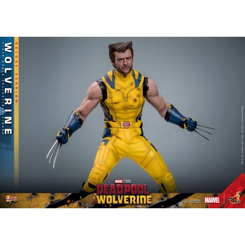 Deadpool & Wolverine Movie Masterpiece figurine 1/6 Wolverine (Deluxe Version) 31 cm