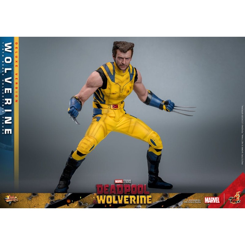 Deadpool & Wolverine Movie Masterpiece figurine 1/6 Wolverine (Deluxe Version) 31 cm