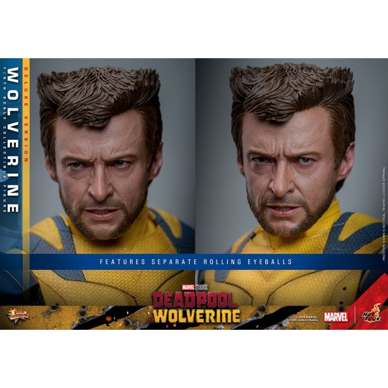 Deadpool & Wolverine Movie Masterpiece figurine 1/6 Wolverine (Deluxe Version) 31 cm