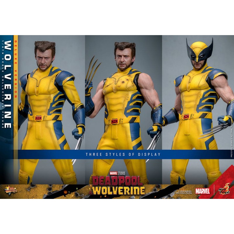 Deadpool & Wolverine Movie Masterpiece figurine 1/6 Wolverine (Deluxe Version) 31 cm