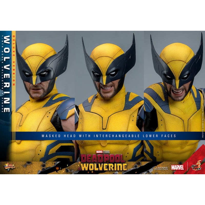 Deadpool & Wolverine Movie Masterpiece figurine 1/6 Wolverine (Deluxe Version) 31 cm