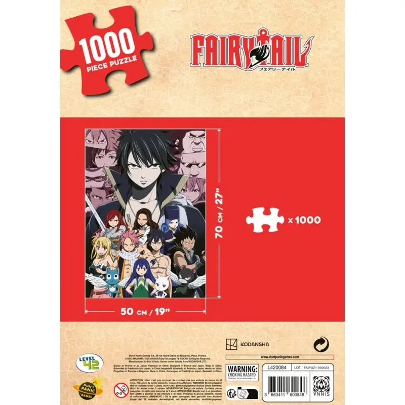 Fairy Tail puzzle The Guild (1000 pièces) | 3663411600848