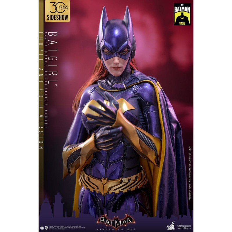 Batman Arkham Knight figurine Videogame Masterpiece 1/6 Batgirl (Purple and Gold Version) Exclusive 30 cm