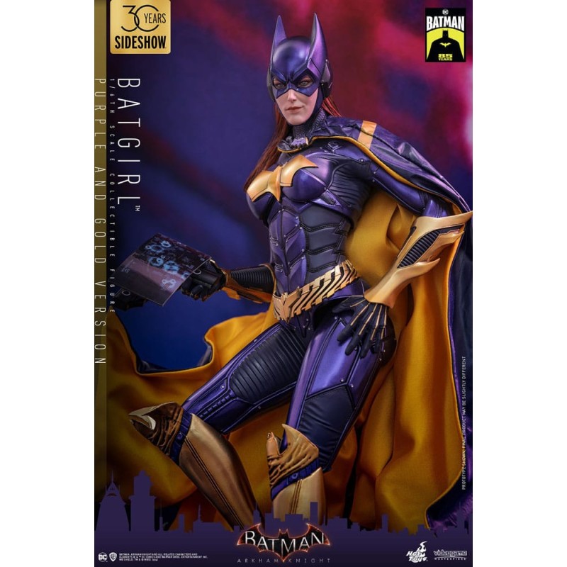 Batman Arkham Knight figurine Videogame Masterpiece 1/6 Batgirl (Purple and Gold Version) Exclusive 30 cm