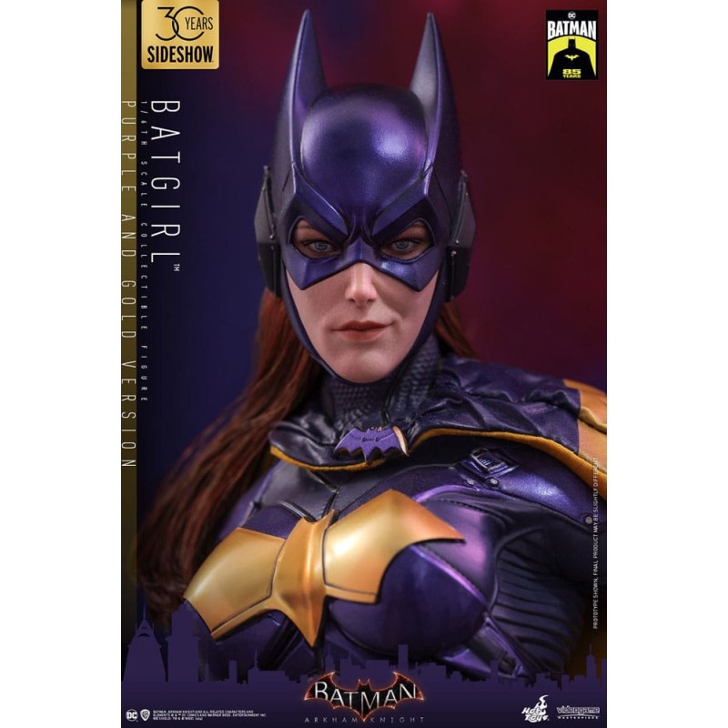 Batman Arkham Knight figurine Videogame Masterpiece 1/6 Batgirl (Purple and Gold Version) Exclusive 30 cm