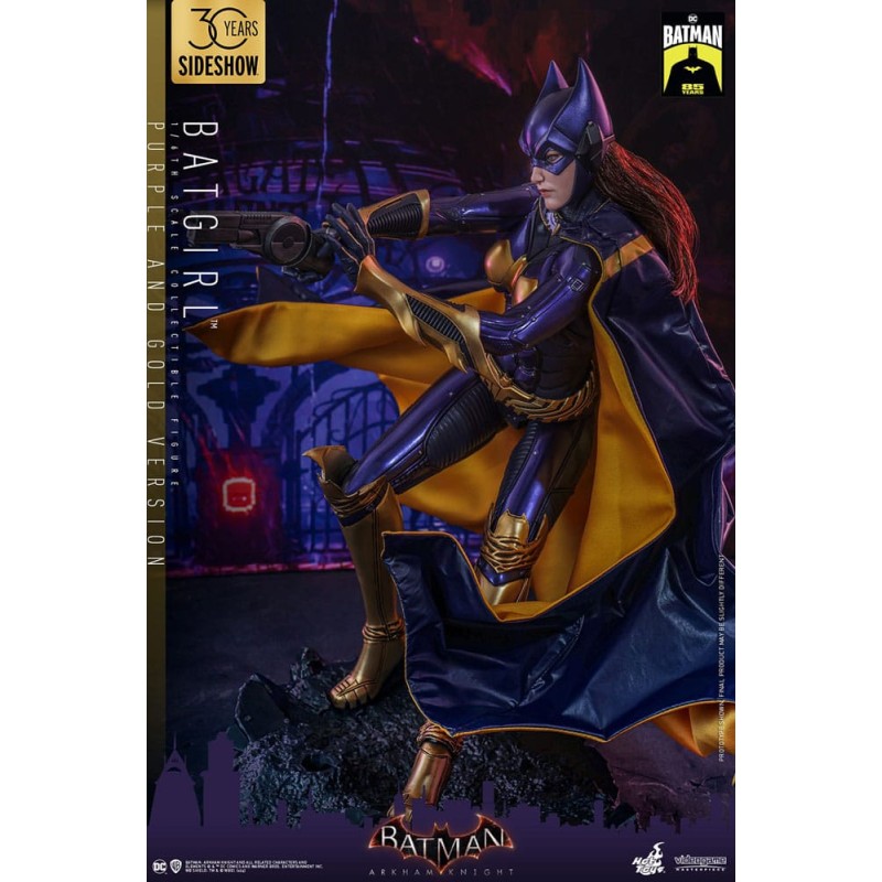 Batman Arkham Knight figurine Videogame Masterpiece 1/6 Batgirl (Purple and Gold Version) Exclusive 30 cm