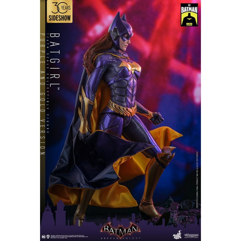 Batman Arkham Knight figurine Videogame Masterpiece 1/6 Batgirl (Purple and Gold Version) Exclusive 30 cm