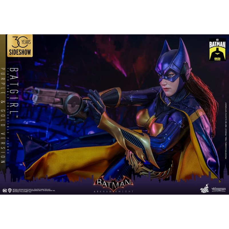 Batman Arkham Knight figurine Videogame Masterpiece 1/6 Batgirl (Purple and Gold Version) Exclusive 30 cm