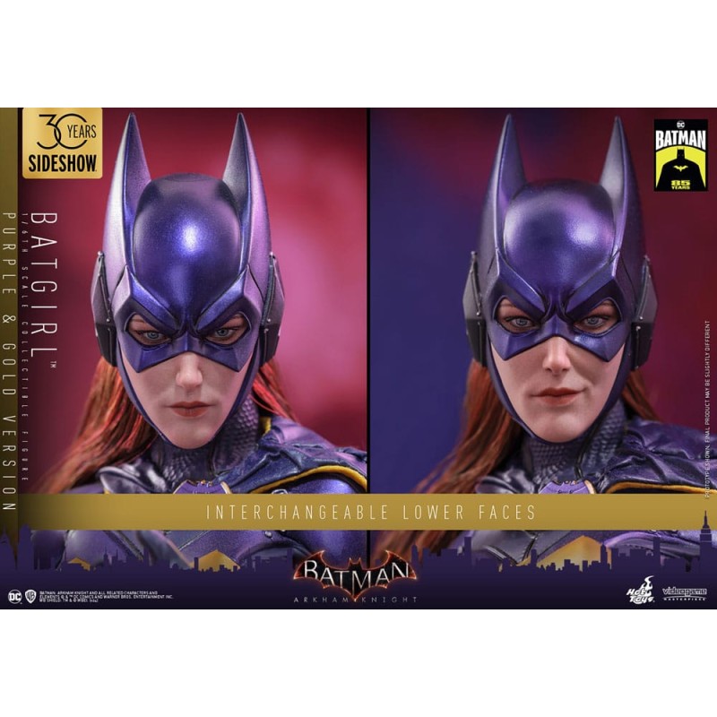 Batman Arkham Knight figurine Videogame Masterpiece 1/6 Batgirl (Purple and Gold Version) Exclusive 30 cm