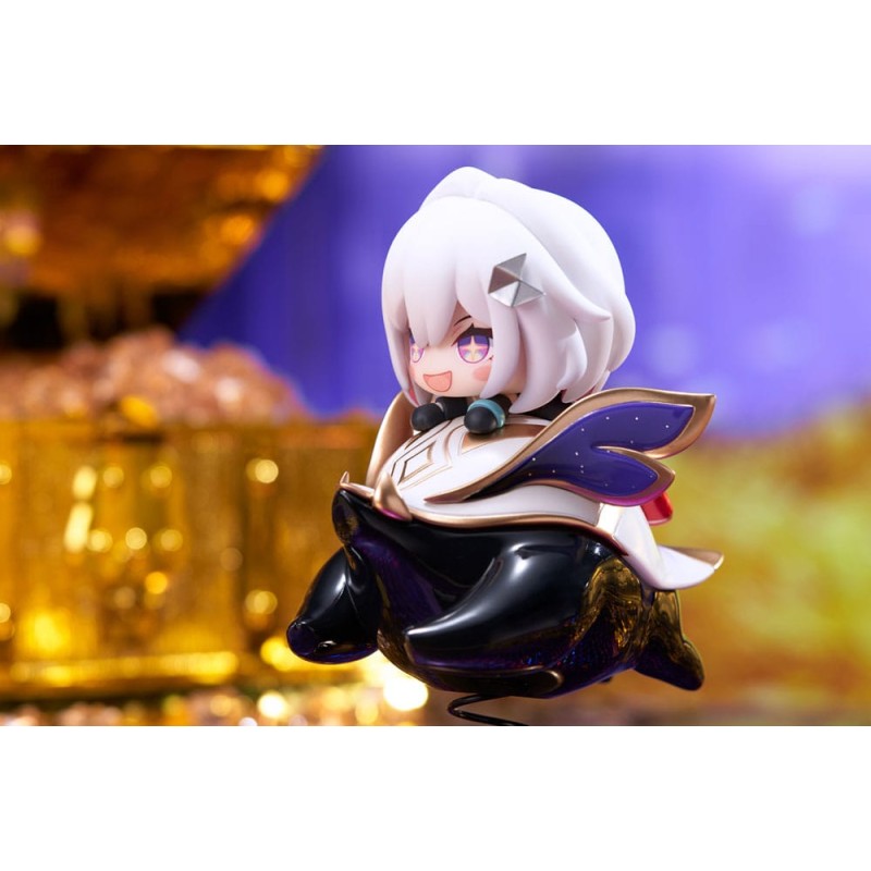 Honkai: Star Rail statuette PVC Hu Tao Chibi Topaz & Numby Chibi Chara Yurayura Stand 10 cm