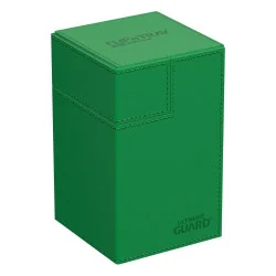Product: Flip n Tray Deck Case 100+ XenoSkin Monocolor Kaartendoos Groen Merk: Ultimate Guard