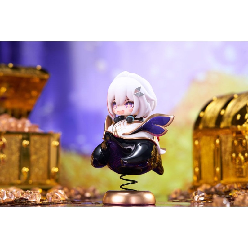 Honkai: Star Rail statuette PVC Hu Tao Chibi Topaz & Numby Chibi Chara Yurayura Stand 10 cm