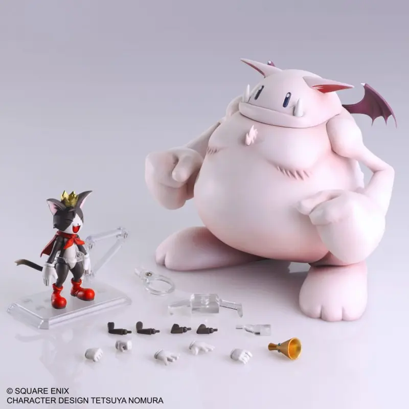 Final Fantasy VII Bring Arts figurine Set Cait Sith & Fat Moogle | 4988601373234