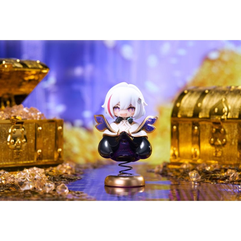 Honkai: Star Rail statuette PVC Hu Tao Chibi Topaz & Numby Chibi Chara Yurayura Stand 10 cm