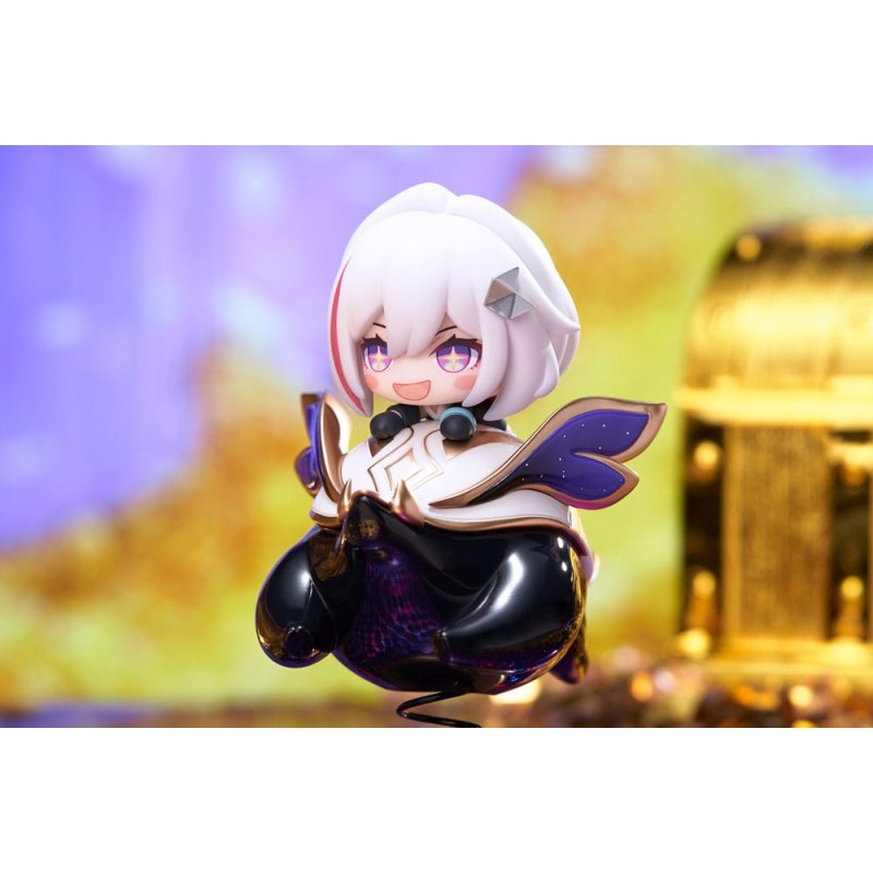 Honkai: Star Rail statuette PVC Hu Tao Chibi Topaz & Numby Chibi Chara Yurayura Stand 10 cm