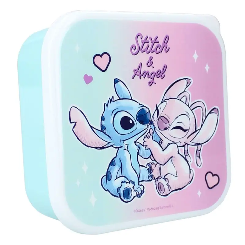 Lilo & Stitch pack 3 boîtes à goûter Stitch Let's Eat! | 8712645308985