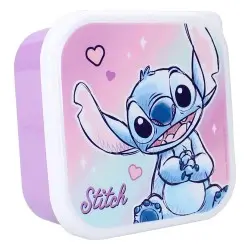 Lilo & Stitch pack 3 boîtes à goûter Stitch Let's Eat! | 8712645308985