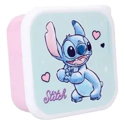 Lilo & Stitch pack 3 boîtes à goûter Stitch Let's Eat! | 8712645308985