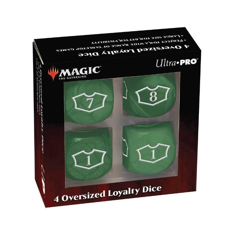 UP - Deluxe 22MM Forest Loyalty Dice Set for Magic : The Gathering