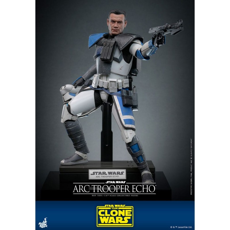 Star Wars: The Clone Wars figurine 1/6 Arc Trooper Echo 30 cm