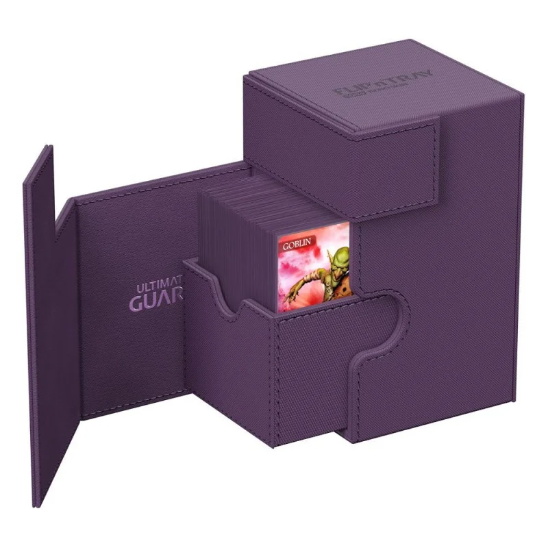 Product: Flip n Tray Deck Case 100+ XenoSkin Monocolor Purple Card Box Brand: Ultimate Guard