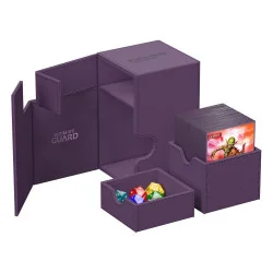 Product: Flip n Tray Deck Case 100+ XenoSkin Monocolor Purple Card Box Brand: Ultimate Guard