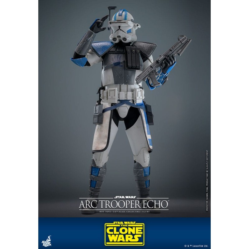 Star Wars: The Clone Wars figurine 1/6 Arc Trooper Echo 30 cm