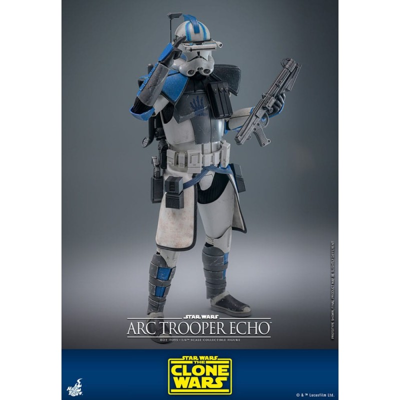 Star Wars: The Clone Wars figurine 1/6 Arc Trooper Echo 30 cm
