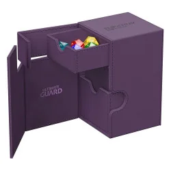 Product: Flip n Tray Deck Case 100+ XenoSkin Monocolor Purple Card Box Brand: Ultimate Guard