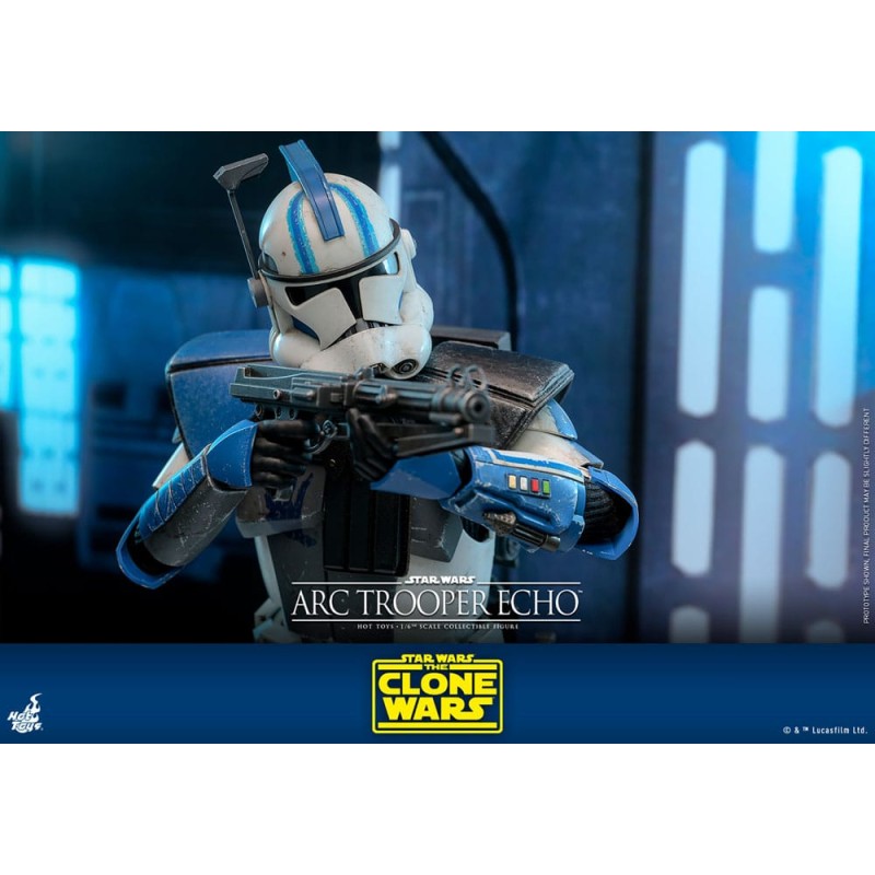 Star Wars: The Clone Wars figurine 1/6 Arc Trooper Echo 30 cm