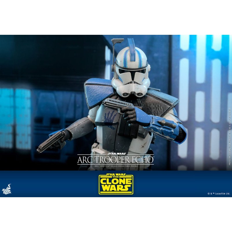 Star Wars: The Clone Wars figurine 1/6 Arc Trooper Echo 30 cm