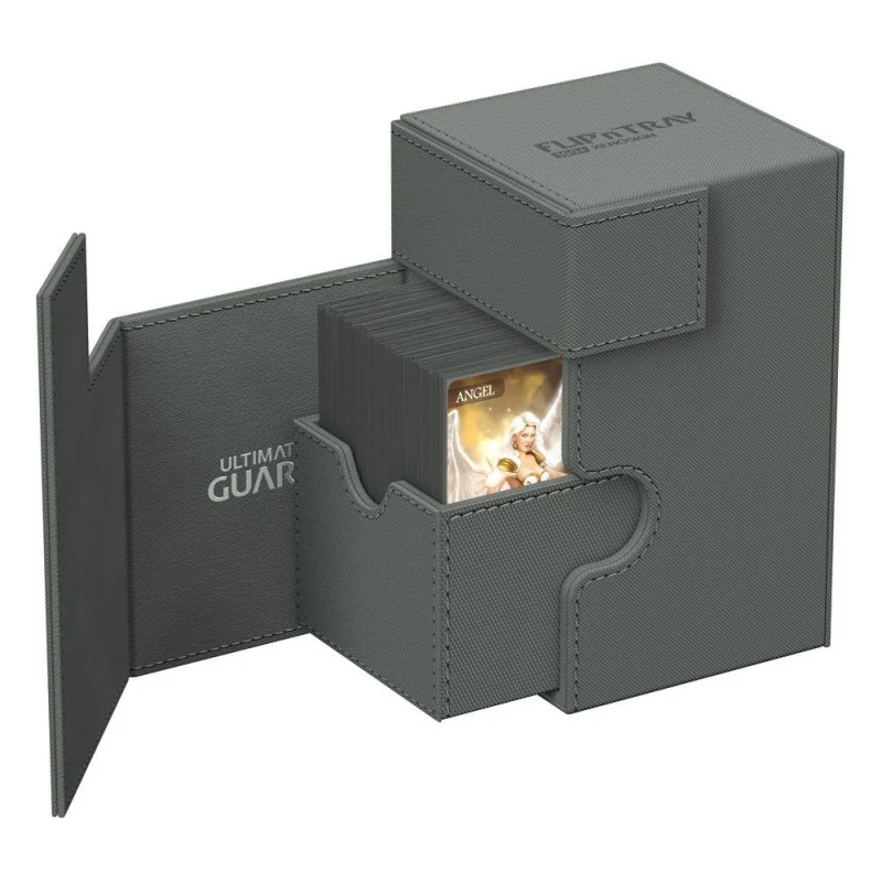 produit : boîte pour cartes Flip n Tray Deck Case 100+ XenoSkin Monocolor Gris
marque : Ultimate Guard