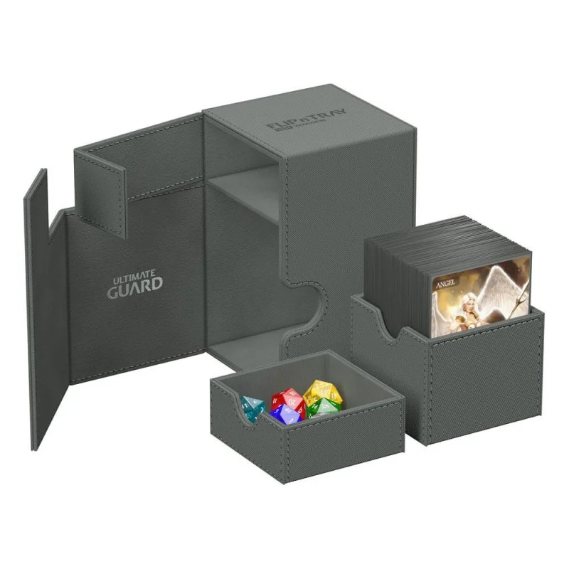 Product: Flip n Tray Deck Case 100+ XenoSkin Monocolor Kaartendoos Grijs Merk: Ultimate Guard