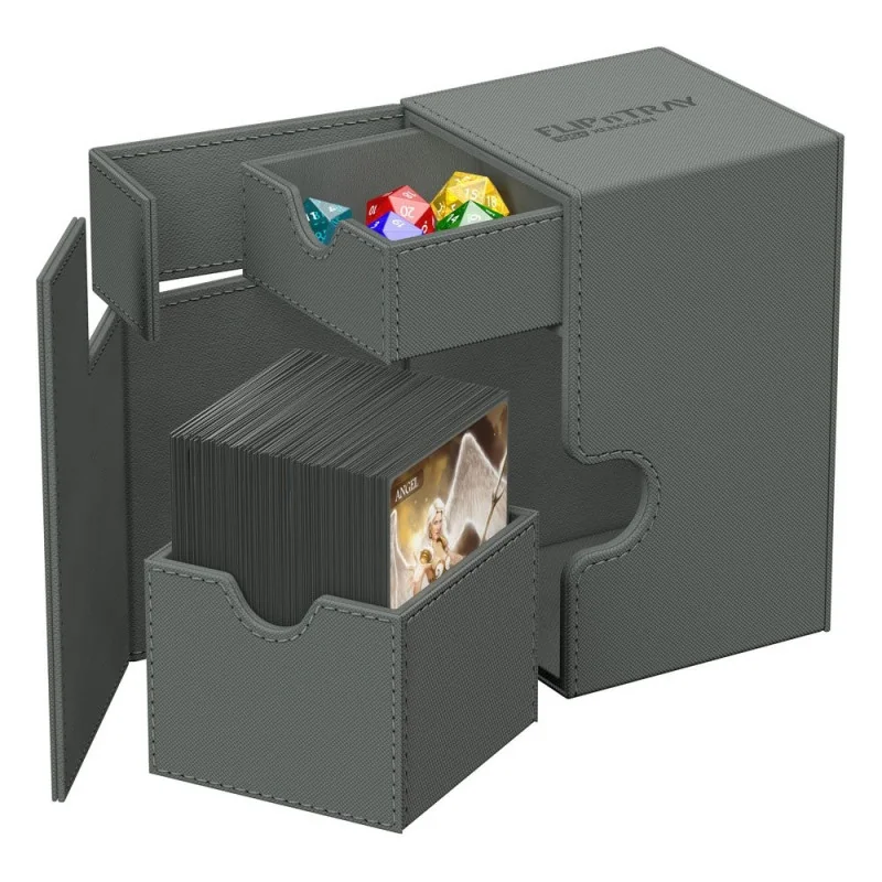 Product: Flip n Tray Deck Case 100+ XenoSkin Monocolor Kaartendoos Grijs Merk: Ultimate Guard
