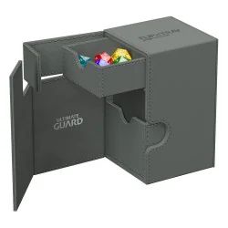 Product: Flip n Tray Deck Case 100+ XenoSkin Monocolor Kaartendoos Grijs Merk: Ultimate Guard