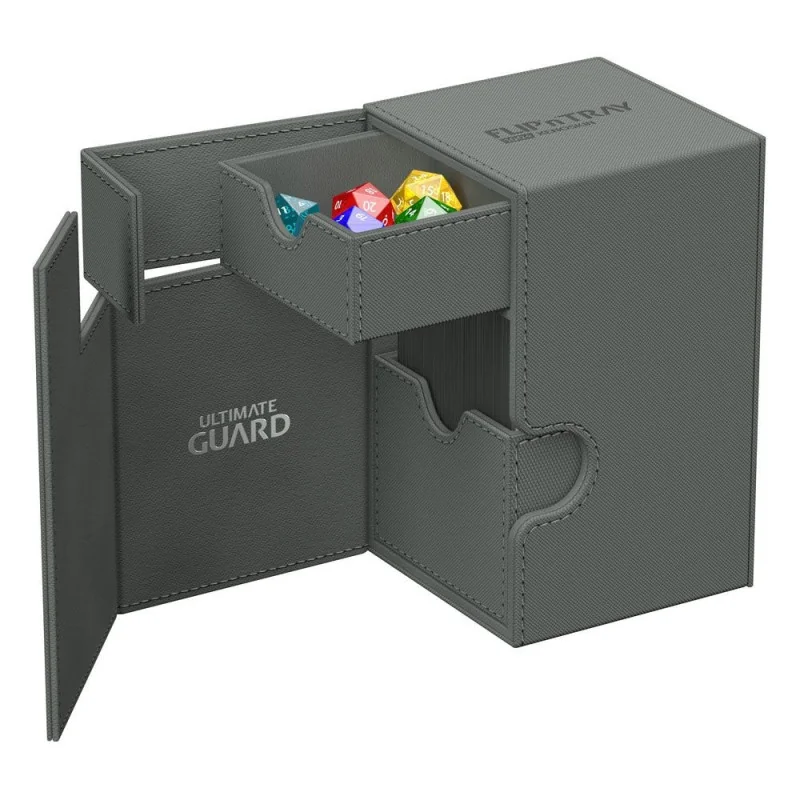 Product: Flip n Tray Deck Case 100+ XenoSkin Monocolor Kaartendoos Grijs Merk: Ultimate Guard