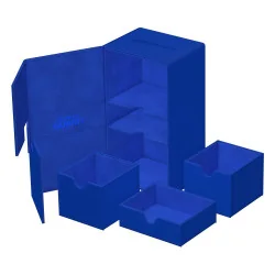 Product: Twin Flip'n'Tray Deck Case 200+ XenoSkin Monocolor Blue Brand: Ultimate Guard