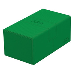 produit : Twin Flip`n`Tray Deck Case 200+ XenoSkin Monocolor Vert marque : Ultimate Guard