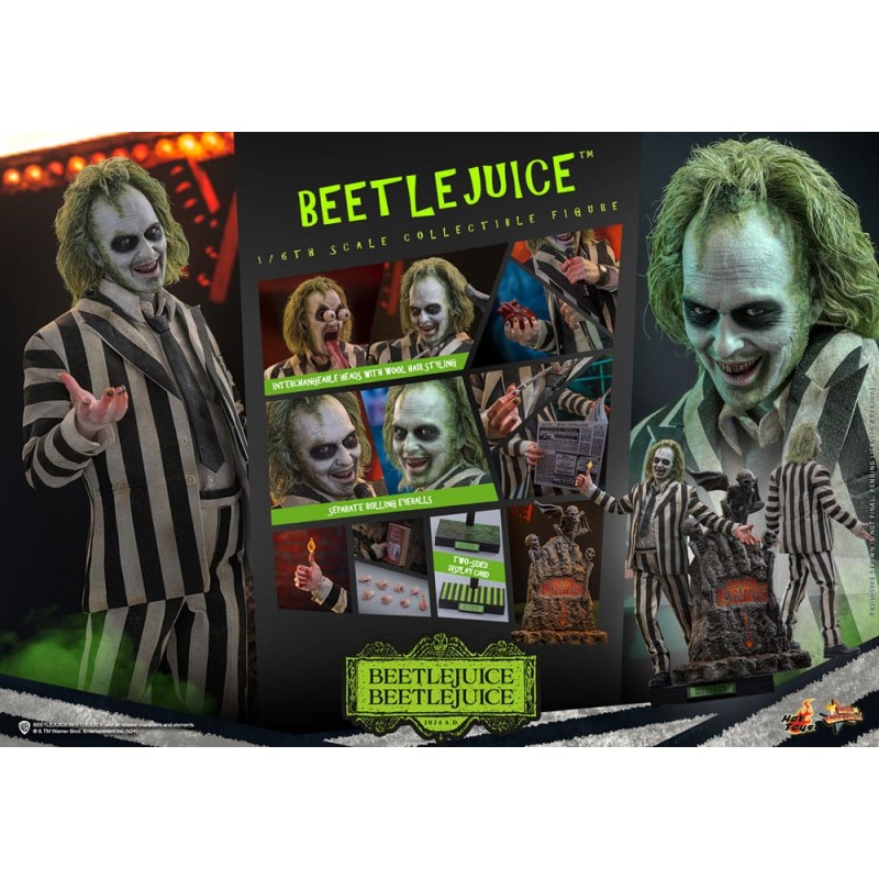Beetlejuice Beetlejuice Movie Masterpiece figurine 1/6 Beetlejuice 30 cm