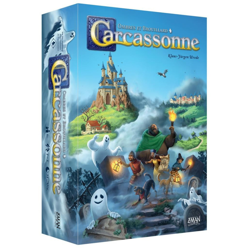 jeu : Carcassonne - Ombres et Brouillard éditeur : Z-Man Games version française