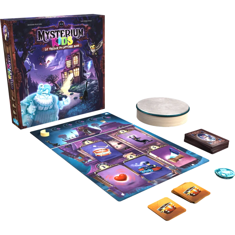 Spel: Mysterium Kids - Captain Boo's Treasure
Uitgever: Libellud
Engelse versie