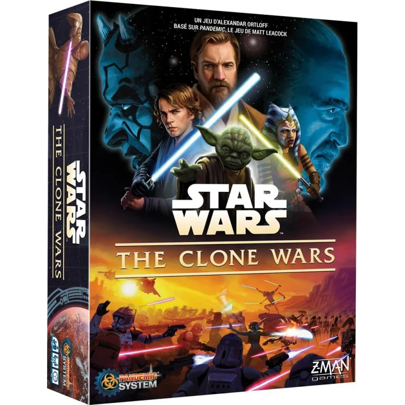 Game: Pandemic System: Star Wars - Clone Wars
Publisher: Z-Man Games
English Version