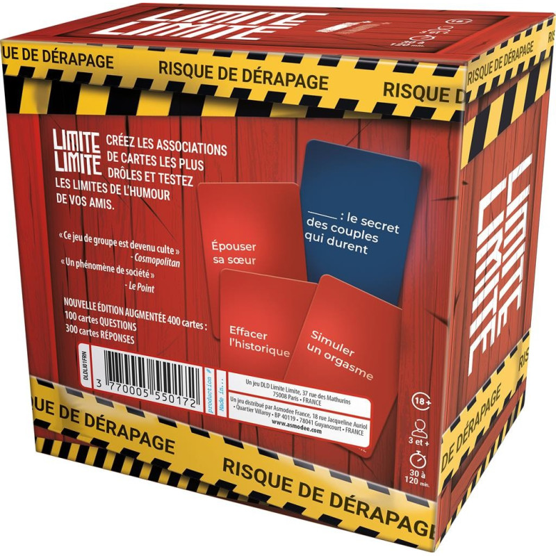jeu : Limite Limite
éditeur : DLD
version française