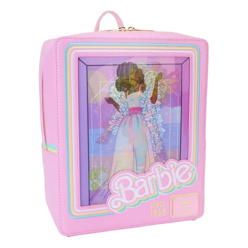 Mattel by Loungefly sac à dos Mini Barbie 65th Anniversary Doll Box   | 0671803517905