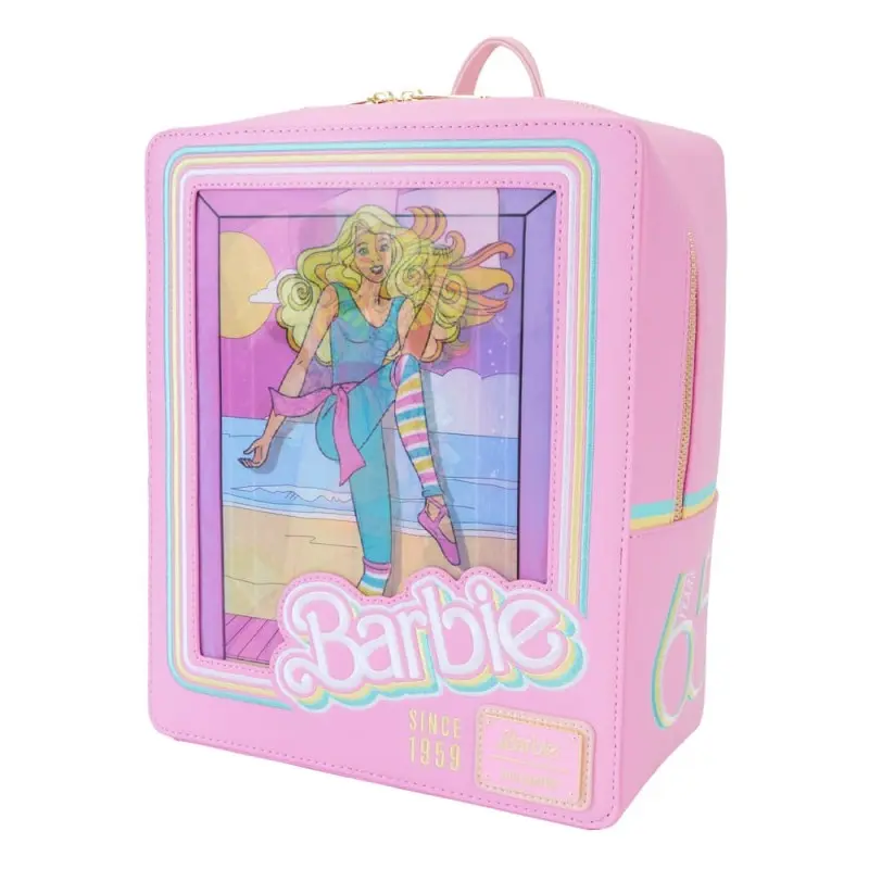 Mattel by Loungefly sac à dos Mini Barbie 65th Anniversary Doll Box   | 0671803517905