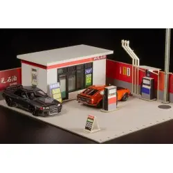 Original Illustration 1/64 maquette papier 1/64 Gas Station 11 cm (re-run) | 4582362385446