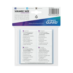 produit : Ultimate Guard 50 pochettes Supreme Sleeves jeux de plateau au format carré Marque : Ultimate Guard